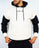 HOODIE WHITE&BLACK