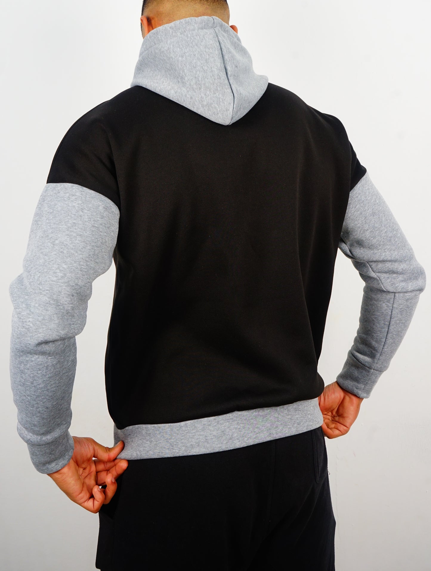 HOODIE BLACK&GREY